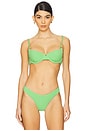 view 1 of 5 Underwire Bra in Summer Green