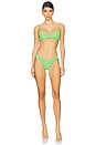 view 4 of 5 Underwire Bra in Summer Green