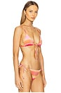 view 2 of 4 Spectrum Slide Tri Top in Hot Pink