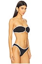 view 3 of 5 Ring Front Bandeau in Black