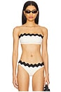 view 2 of 5 Ric Rac Bustier Bandeau in Ecru