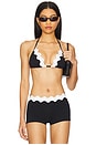 view 1 of 4 Ric Rac Slide Tri Top in Black