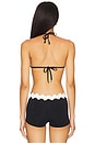 view 3 of 4 Ric Rac Slide Tri Top in Black