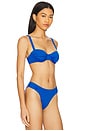 view 2 of 4 SOUTIEN-GORGE À ARMATURES RUCHED in Azure