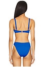 view 3 of 4 SOUTIEN-GORGE À ARMATURES RUCHED in Azure