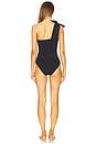 view 3 of 3 One Shoulder One Piece in Black