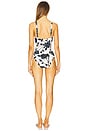 view 3 of 4 Ruched Underwire One Piece in Black