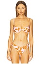 view 1 of 4 Ruched Split Wire Bra in Blossom