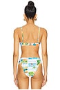 view 3 of 4 Underwire Bikini Top in Turquoise