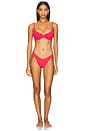 view 4 of 4 Underwire Bikini Top in Chilli Red