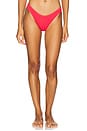 view 1 of 4 High Cut Bikini Bottom in Chilli Red