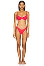 view 4 of 4 High Cut Bikini Bottom in Chilli Red