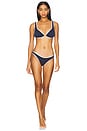 view 4 of 4 Hipster Bikini Bottom in True Navy