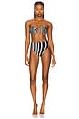 view 4 of 4 Coastline High Waisted Bikini Bottom in Black