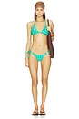 view 4 of 4 Rio Side Tie Bikini Bottom in Vivid Green