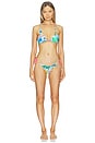 view 4 of 4 Viva Vacation Side Tie Bikini Bottom in Powder Blue