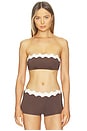 view 2 of 5 HAUT DE MAILLOT DE BAIN RIC RAC in Espresso