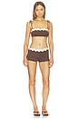 view 5 of 5 HAUT DE MAILLOT DE BAIN RIC RAC in Espresso
