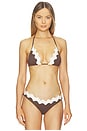 view 1 of 4 TOP BIKINI RIC RAC in Espresso