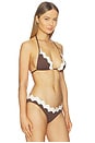 view 2 of 4 TOP BIKINI RIC RAC in Espresso