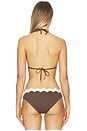 view 3 of 4 TOP BIKINI RIC RAC in Espresso
