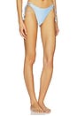 view 2 of 4 Palermo Loop Side Tie Bikini Bottom in Powder Blue