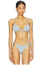 view 1 of 5 MALA SLIDE 삼각 비키니 탑 in Powder Blue