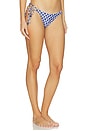 view 2 of 5 Marseille Side Tie Bikini Bottom in Blue Indigo