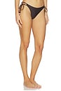 view 2 of 4 Palermo Loop Side Tie Bikini Bottom in Sepia