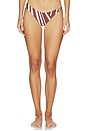 view 1 of 4 Coastline High Cut Bikini Bottom in Cocoa