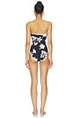 view 4 of 4 MAILLOT DE BAIN UNE PIÈCE BANDEAU MAY FLOWER in Black