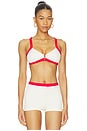 view 1 of 4 HAUT DE MAILLOT DE BAIN BRASSIÈRE BAND WAVE TRIM FRONT in Ecru