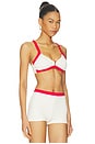 view 2 of 4 HAUT DE MAILLOT DE BAIN BRASSIÈRE BAND WAVE TRIM FRONT in Ecru
