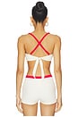 view 3 of 4 HAUT DE MAILLOT DE BAIN BRASSIÈRE BAND WAVE TRIM FRONT in Ecru