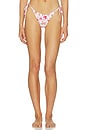 view 1 of 4 BRAGUITA BIKINI ATADURA LATERAL SUMMER CHINTZ TIE SIDE RIO PANT in Ecru