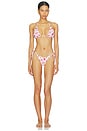 view 4 of 4 BRAGUITA BIKINI ATADURA LATERAL SUMMER CHINTZ TIE SIDE RIO PANT in Ecru