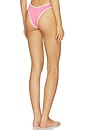 view 3 of 4 BRAGUITA BIKINI BEACH BOUND in Begonia Pink & White