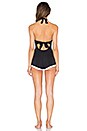 view 3 of 3 Block Party Retro Maillot Swimsuit in Black