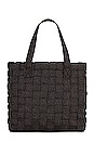view 1 of 4 Criss Cross Woven Tote in Black