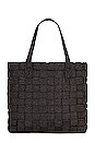 view 2 of 4 Criss Cross Woven Tote in Black