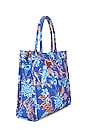 view 3 of 4 Eden Canvas Tote Bag in Azure