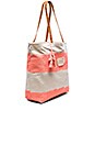 view 3 of 4 Indian Summer Tote in Nectarine
