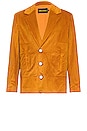 view 1 of 4 Corduroy Suit Jacket in Mustard