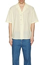 view 3 of 3 Colton Resort Collar Short Sleeve Shirt in Yellow