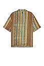 view 2 of 4 Cosmo Resort Collar Short Sleeve Shirt in Brown