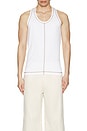view 4 of 4 Karl Tank Top in White