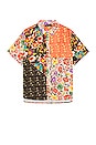 view 1 of 5 X Fwrd Printed Patchwork Short Sleeve Shirt in Multi