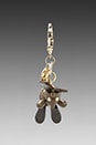 view 2 of 4 Bunny Key Chain in Taupe
