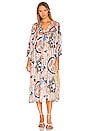 view 1 of 5 Iris Midi Dress in Multicolor Pink