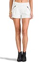 view 1 of 3 Shorts with Zipper Pockets in White